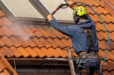 Démoussage et hydrofuge de toiture à Lanmeur